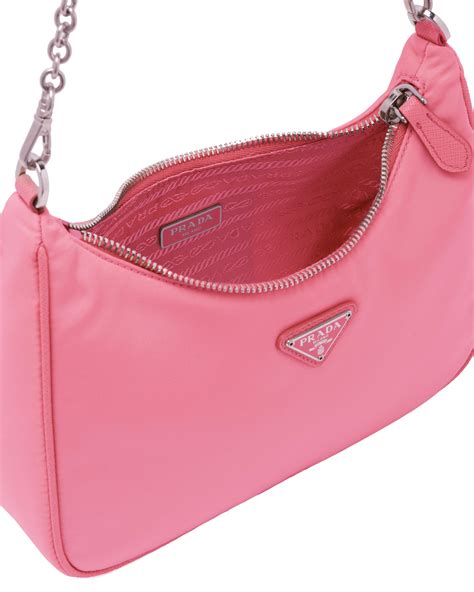 prada re edition 2005 nylon bag pink|prada re nylon crossbody bag.